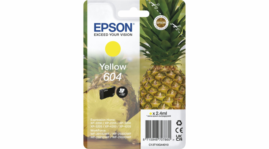Epson Tinte gelb 604 (C13T10G44010)