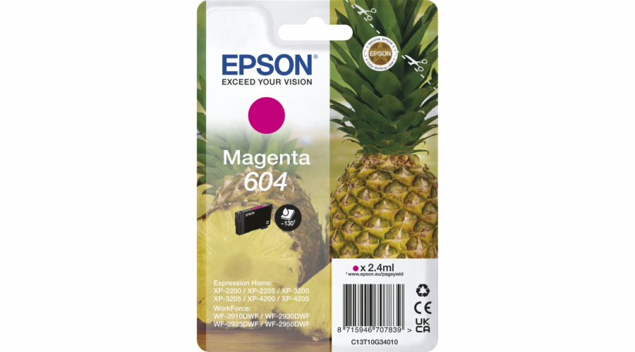 Epson Tinte magenta 604 (C13T10G34010)