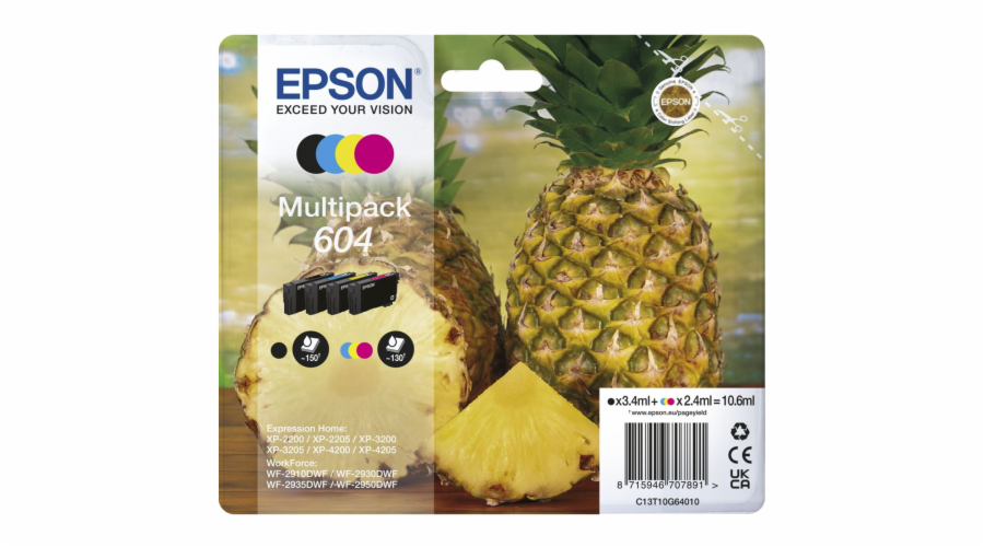 Epson Tinte Multipack 604 (C13T10G64010)