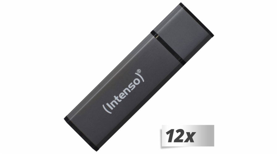 12x1 Intenso Alu Line 8GB USB Stick 2.0 anthrazit