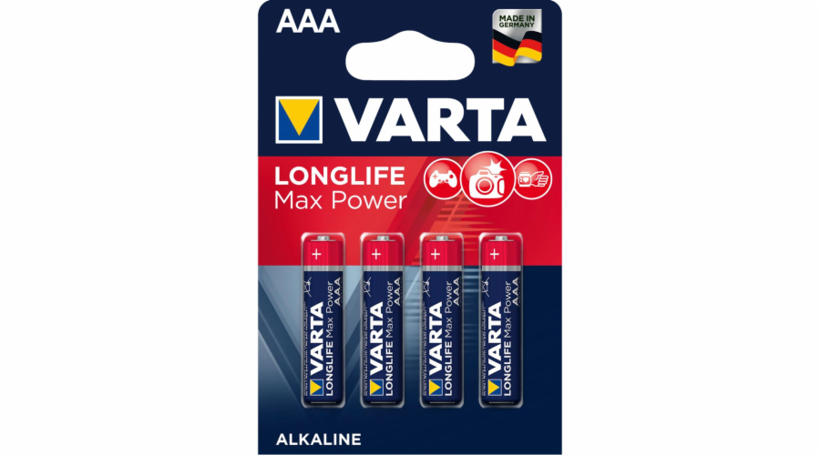 10x4 Varta Longlife Max Power Micro AAA LR 03 VPE Innenkarton