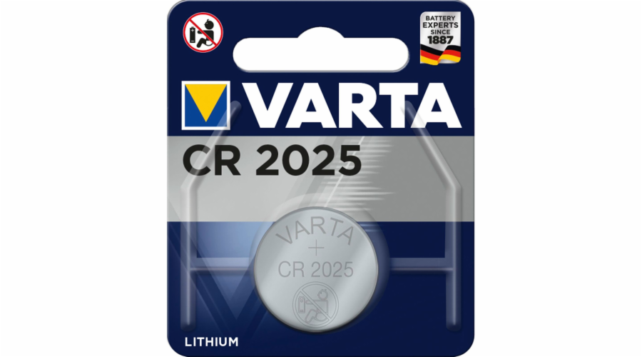 10x1 Varta electronic CR 2025 VPE Innenkarton