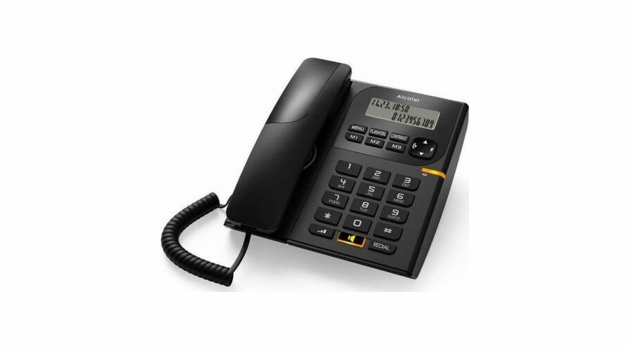 Šňůrový telefon T58 černý
