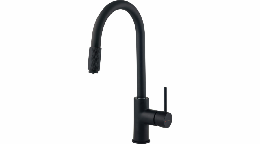 KITCHEN MIXER WITH SWIVEL SPOUT AND CONNECTION TO WATER FILTER DEANTE BLACK ASTER