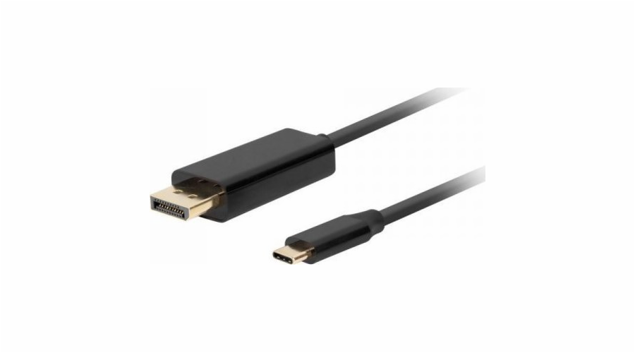 Lanberg CA-CMDP-10CU-0005-BK video cable adapter 0.5 m USB Type-C DisplayPort Black