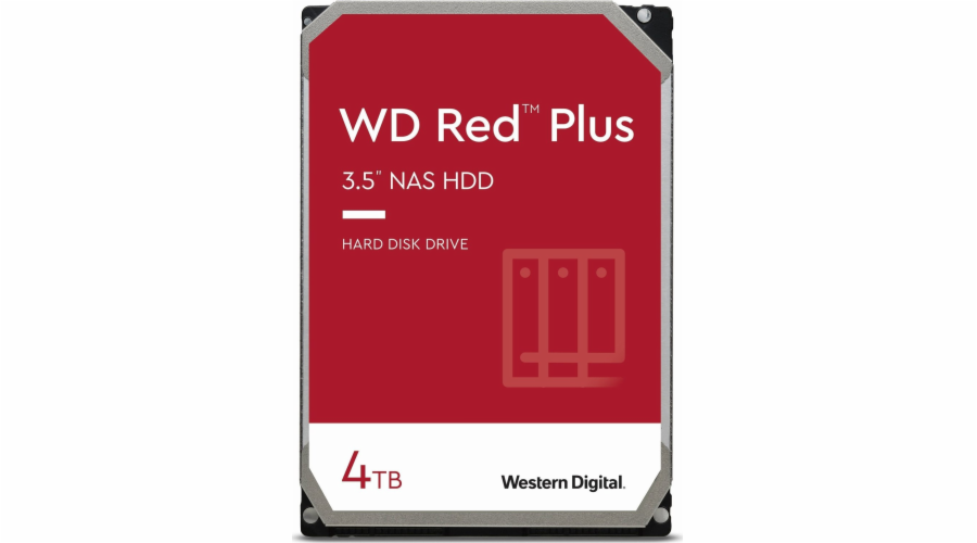Western Digital Red Plus WD40EFPX internal hard drive 3.5 4000 GB Serial ATA III