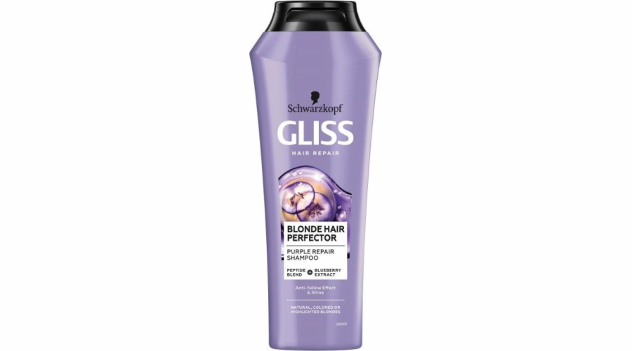Gliss Kur Blond Hair Perfector Purple Repair Shampon 250 ml