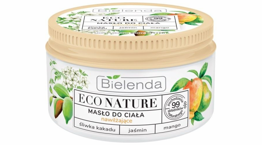 Bielenda Eco Nature hydratační tělové máslo - Kakadu Plum & Jasmín & Mango 250 ml