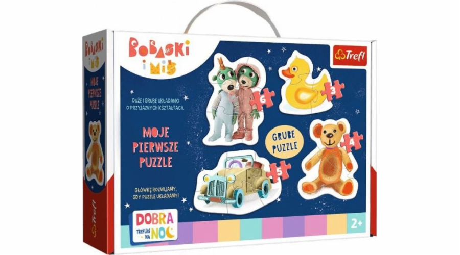 Trefl Puzzle Baby Classic - Urocze Bobaski - Dobranoc, Trefliki na dobranoc 36095 Trefl