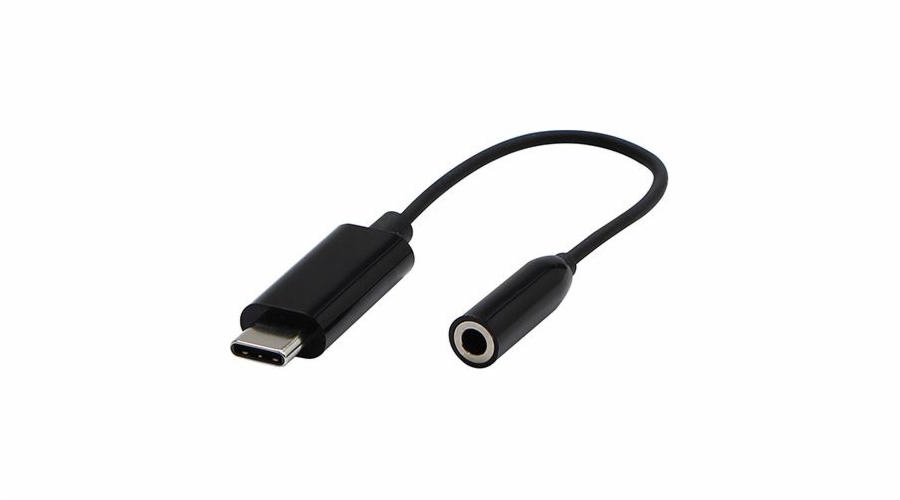 Adapter USB USB-C - Jack 3.5mm Czarny