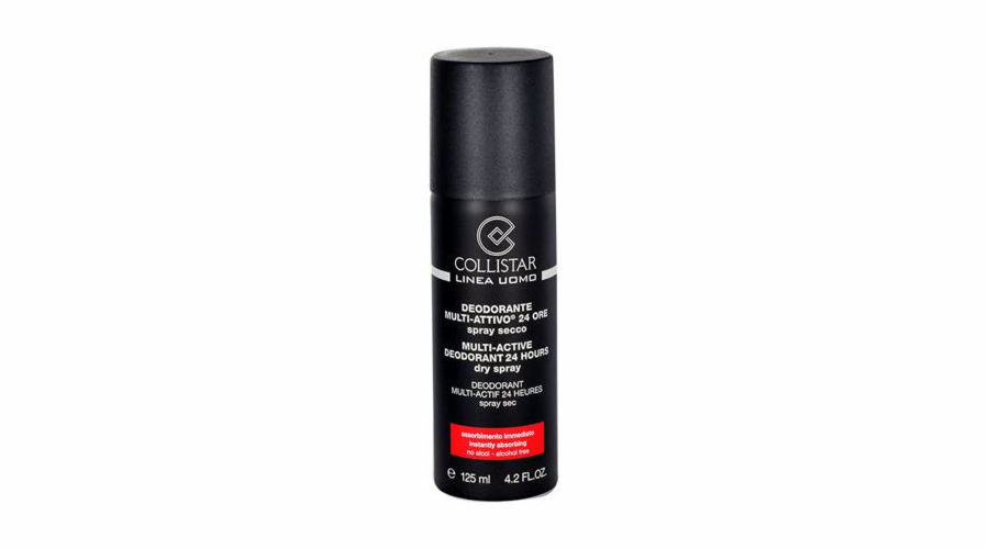 Collistar Men Multi-Active Deodorant 24 Hours Dezodorant w sprayu 125ml