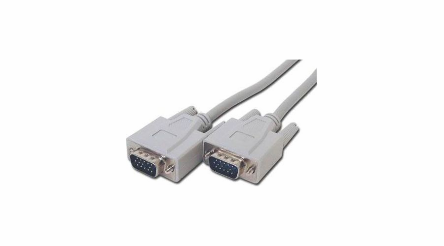 D-Sub (VGA) - D-Sub (VGA) kabel 3m bílý