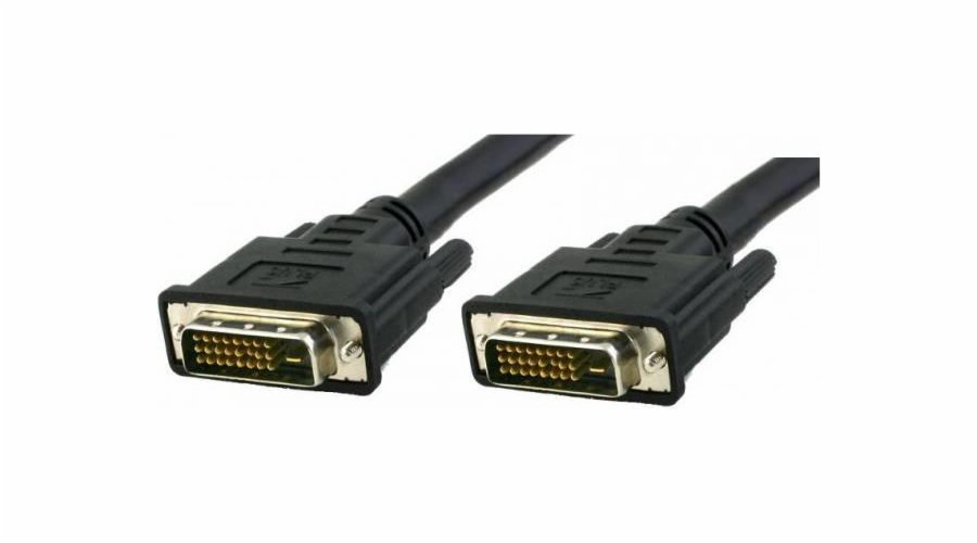 Kabel Techly DVI-D - DVI-D 1.8m czarny (304376)