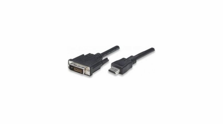 Kabel Techly HDMI - DVI-D 10m czarny (ICOC-HDMI-D-100)