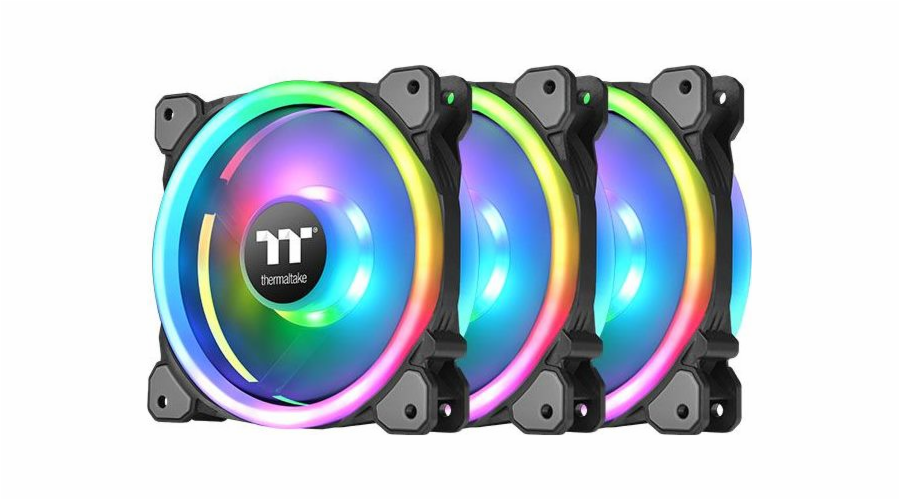 Wentylator Thermaltake Riing Trio 14 LED RGB Plus 3-pack + Hub (CL-F077-PL14SW-A)