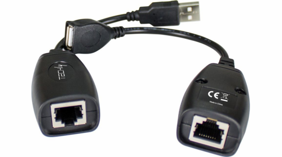 Techly USB kabel USB Extender až 50 m přes síťový kabel RJ45