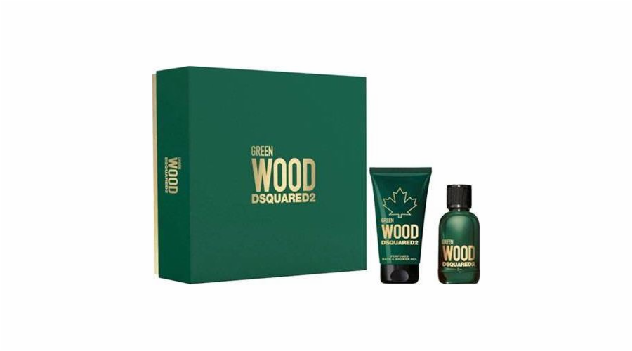 Dsquared2 Zestaw Green Wood Pour Homme EDT 100ml + SG 150ml