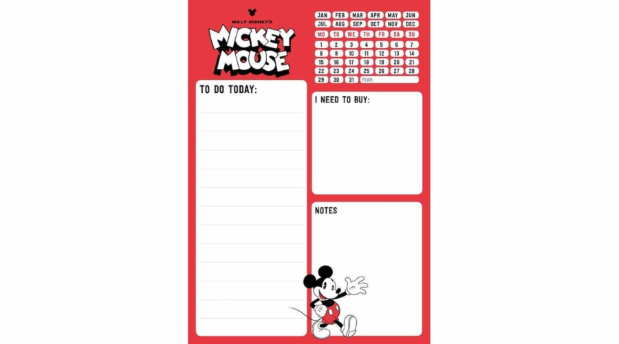 Mickey Mouse Mickey Mouse - Planner 54 strony A5