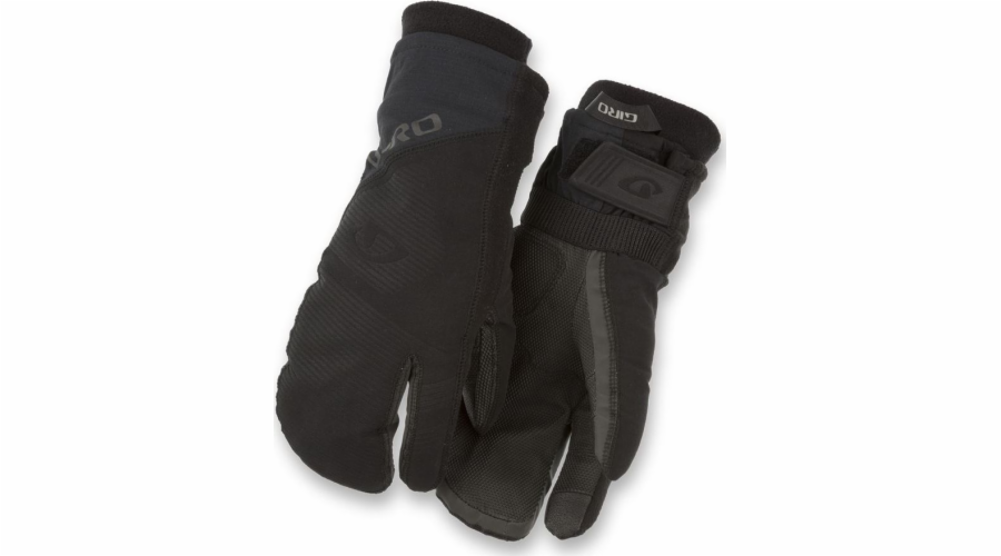 Zimní rukavice Giro GIRO 100 PROOF dlouhé prsty černá vel M (obvod ruky až 203-229 mm / délka ruky až 181-188 mm) (NOVINKA)