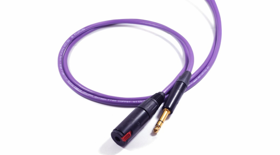 Kabel Melodika Jack 6,3mm - Jack 6,3mm 8m fialový