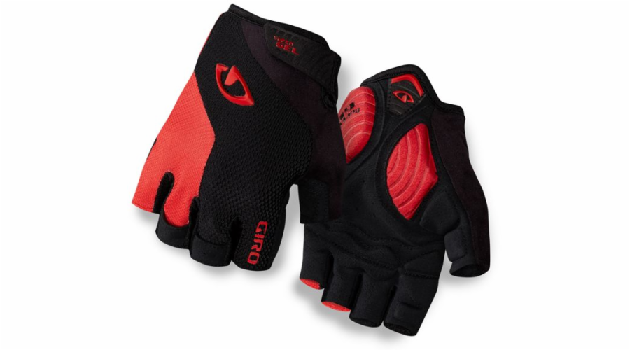 GIRO Cyklistické rukavice Strade Dure SG černé jasně červené s. XL (GR-7068722)