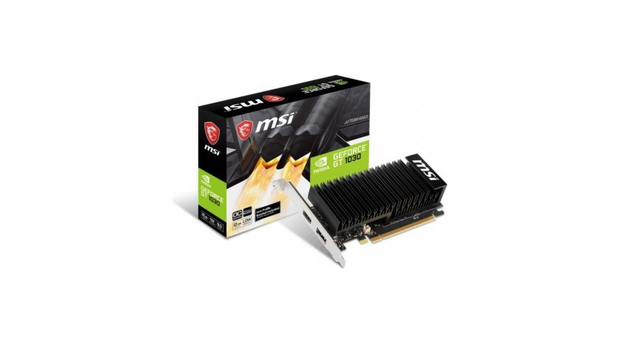 Grafická karta MSI GeForce GT 1030 2GHD4 LP OC 2GB DDR4 (GT 1030 2GHD4 LP OC)