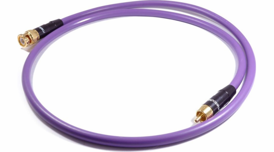 Melodika RCA (Cinch) - BNC kabel 9m fialový