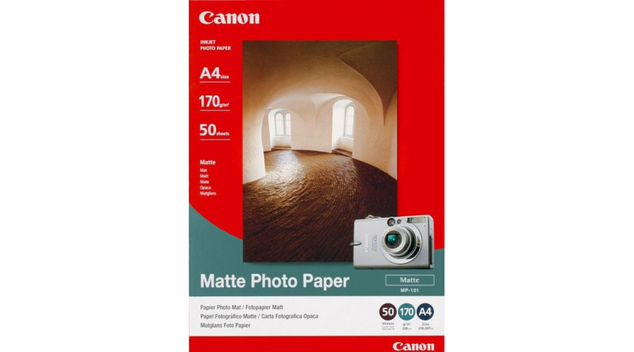 Fotografický matný papír Canon MP101 A4 (BS7981A005AA) 50 listů