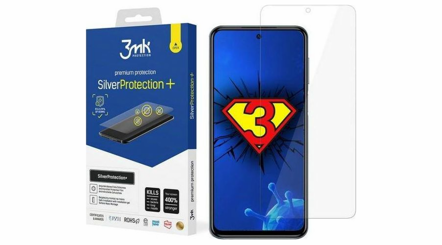 3MK 3MK Silver Protect+ Xiaomi Redmi Note 10 Pro, antimikrobiální mokrá fólie