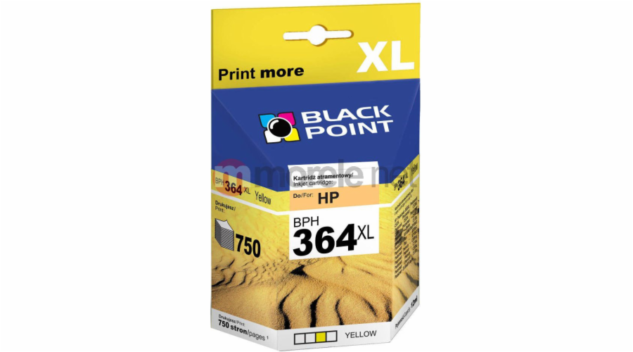 Inkoust Black Point BPH364XLY / CB325EE č. 364XL (žlutý)