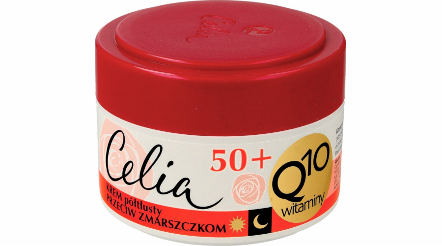 Celia Face Cream Q10 Vitamins 50+ proti vráskám 50ml