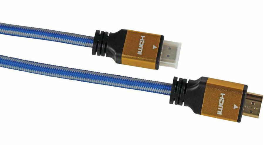 iBox ITVFHD04 HDMI cable 1.5 m HDMI Type A (Standard) Black Blue Gold