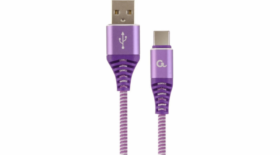 Gembird CC-USB2B-AMCM-1M-PW USB cable 1.8 m USB 2.0 USB A USB C Violet White