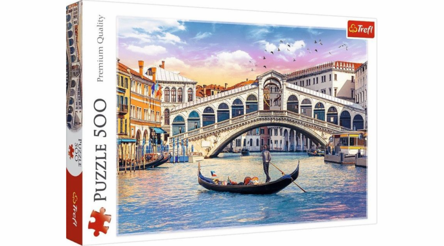 Trefl Puzzle 500 most Rialto Benátky