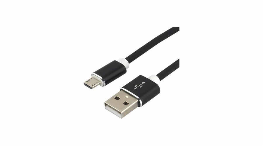 everActive cable micro USB 1m - Black silicone quick charge 2 4A - CBB-1MB