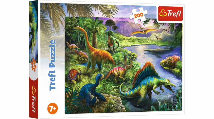 Puzzle 200 dílků Draví dinosauři