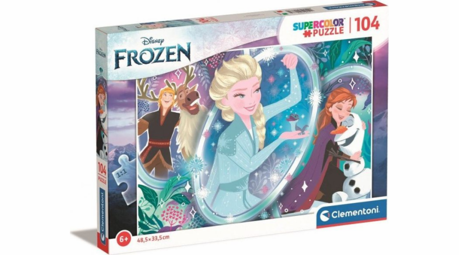 Clementoni Puzzle 104 dílků Super Color Frozen 2