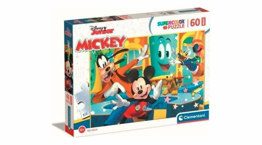 Puzzle 60 dílků Maxi Super Color Mickey