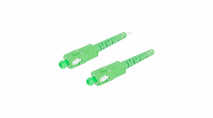 Propojovací kabel z optických vláken Sm Sc / Apc-Sc / Apc Simplex 3,0 mm 5M bílý