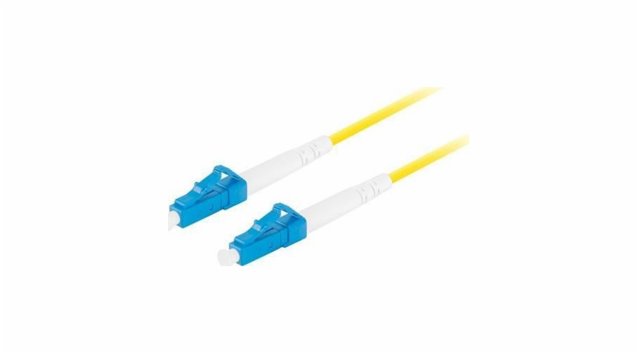 Propojovací kabel z optických vláken Sm Lc / Upc-Lc / Upc Simplex 3,0 mm 1M žlutý