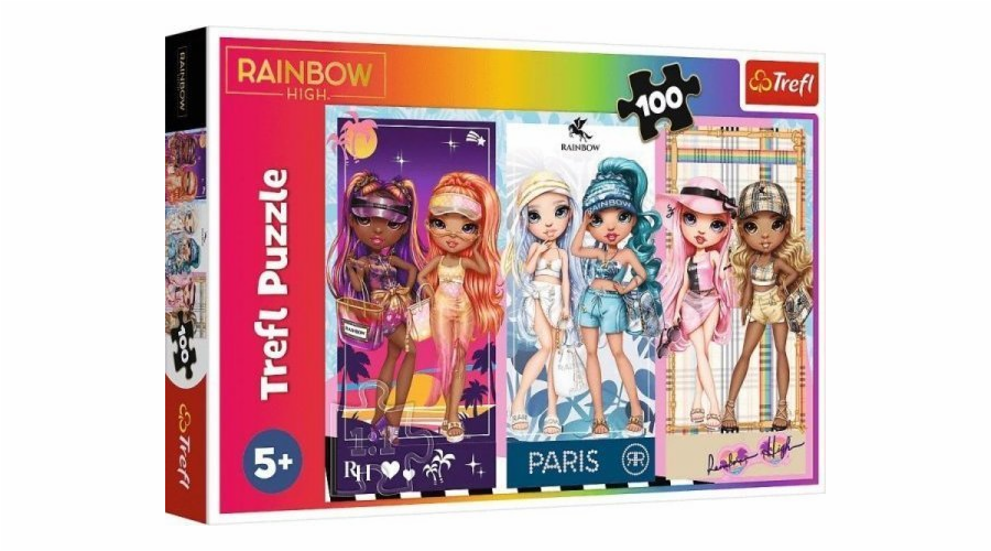 Puzzle 100 dílků Rainbow High panenky