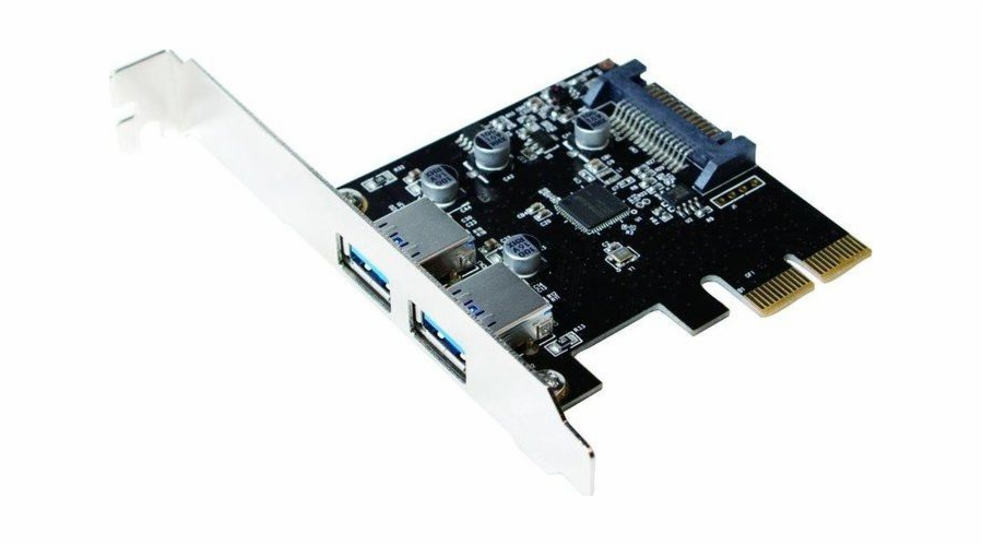 LogiLink PCIe 2.0 x2 řadič – 2x USB 3.2 Gen 2 (PC0080)