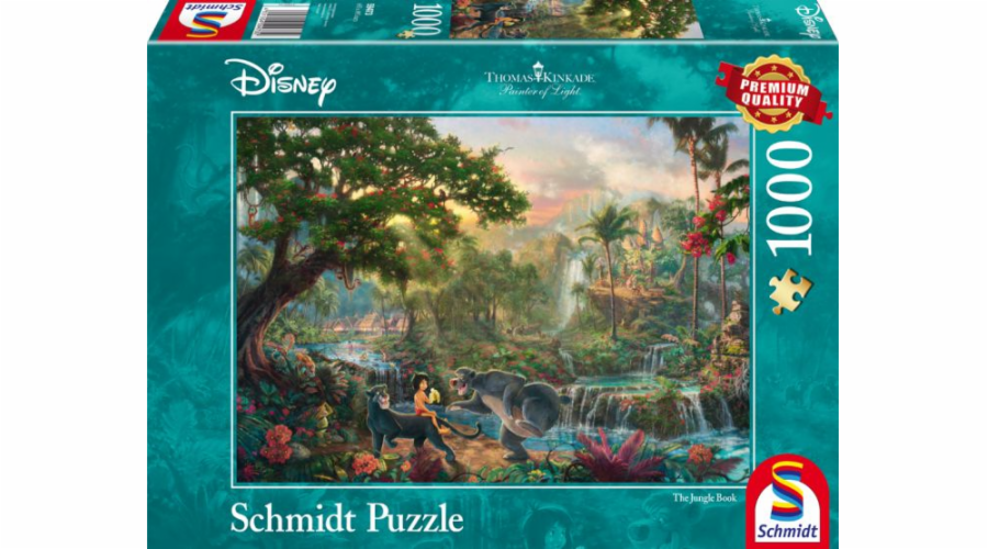 Puzzle Thomas Kinkade: Disney Dschungelbuch