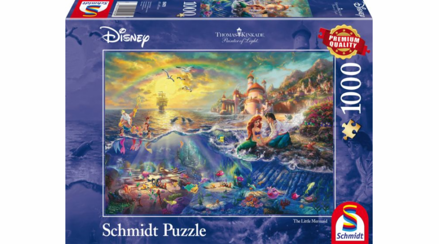 Puzzle Thomas Kinkade: Disney Arielle