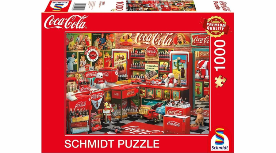 Coca Cola - Nostalgie-Shop, Puzzle