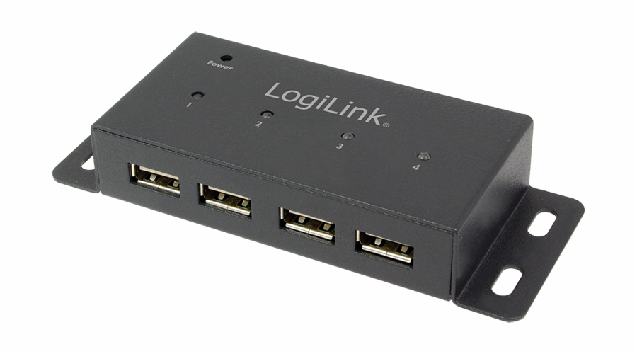 LogiLink Hub 4xUSB 2.0 metalowa obudowa UA0141A