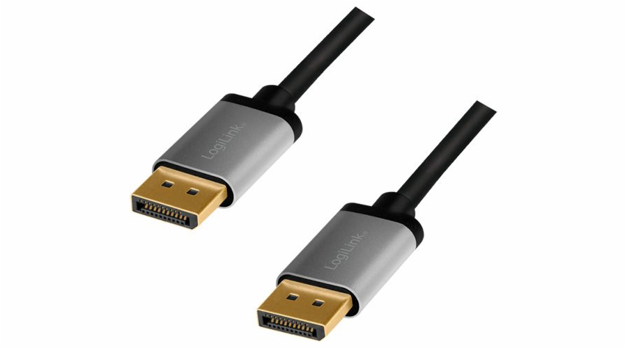 Kabel DisplayPort 4K/60 Hz,DP/M do DP/M aluminiowy 1m