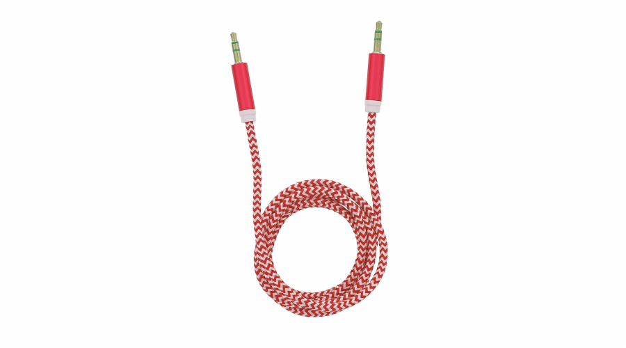 Tellur Basic audio cable aux 3.5mm jack 1m red