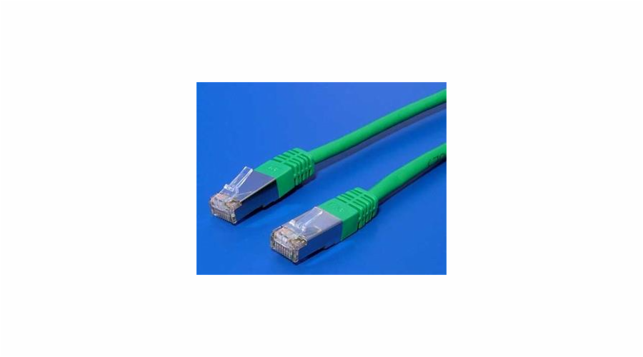 Patch kabel FTP cat 5e, 3m - zelený