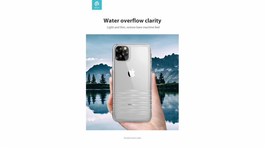 Devia Ocean2 series case iPhone 11 Pro clear